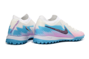 CHUTEIRA SOCIETY NIKE PHANTOM LUNA GX 2 BRANCO/AZUL CLARO/ROSA CLARO (PRONTA ENTREGA)