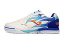 CHUTEIRA FUTSAL JOMA TOP FLEX REBOUND BRANCO/AZUL (PRONTA ENTREGA)