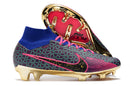 Chuteira NIKE Air Zoom Superfly 9 Elite FG Azul Rosa