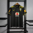 CAMISA POLO PRETA BRASIL 2022