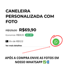 CANELEIRA PERSONALIZADA COM FOTO