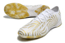 CHUTEIRA ADIDAS X SPEEDPORTAL FUTSAL " Branco Dourado "