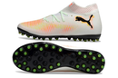 CHUTEIRA SOCIETY PUMA FUTURE 8 MG BRANCA/LARANJA (PRONTA ENTREGA)