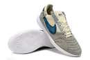 CHUTEIRA FUTSAL NIKE STREET GATO CINZA - AZUL (PRONTA ENTREGA)