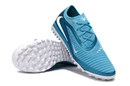 CHUTEIRA SOCIETY NIKE PHANTOM REACTX 6 PRO TF AZUL CLARO E BRANCO (PRONTA ENTREGA)