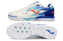 CHUTEIRA FUTSAL JOMA TOP FLEX REBOUND BRANCO/AZUL (PRONTA ENTREGA)
