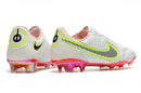 Chuteira Nike Tiempo Legend 9 Elite FG " Branco Laranja "