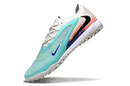CHUTEIRA SOCIETY NIKE PHANTOM REACTX 6 PRO TF AZUL CLARO/BRANCO/ROSA (PRONTA ENTREGA)