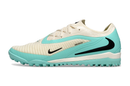 CHUTEIRA SOCIETY NIKE PHANTOM REACTX 6 PRO TF VERDE ÁGUA OFF-WHITE E PRETO(PRONTA ENTREGA)