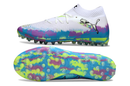 CHUTEIRA SOCIETY PUMA FUTURE 8 MG BRANCA/ROXO (PRONTA ENTREGA)