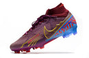 Chuteira NIKE Air Zoom Superfly 9 Elite FG Mbappe Vinho Azul