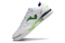 CHUTEIRA FUTSAL JOMA TOP FLEX BRANCO/VERDE (PRONTA ENTREGA)