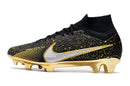 Chuteira NIKE Air Zoom Superfly 9 Elite FG Preto Dourado