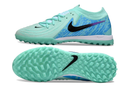 CHUTEIRA SOCIETY NIKE PHANTOM LUNA GX 2 VERDE CLARO/AZUL CLARO (PRONTA ENTREGA)