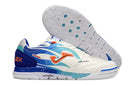 CHUTEIRA FUTSAL JOMA TOP FLEX REBOUND BRANCO/AZUL (PRONTA ENTREGA)
