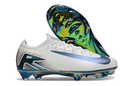 NIKE MERCURIAL VAPOR 16 INFANTIL 34 AO 38 BRANCO AZUL