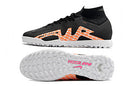 NIKE AIR MERCURIAL SUPERFLY 9 ELITE SOCIETY PRETO LARANJA