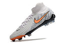 NIKE PHANTOM GX2 LUNA ELITE FG CINZA BRANCO