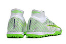 NIKE AIR MERCURIAL SUPERFLY 9 ELITE SOCIETY BRANCO MIX VERDE