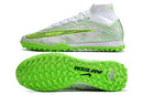 NIKE AIR MERCURIAL SUPERFLY 9 ELITE SOCIETY BRANCO MIX VERDE