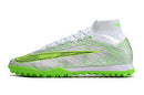 NIKE AIR MERCURIAL SUPERFLY 9 ELITE SOCIETY BRANCO MIX VERDE