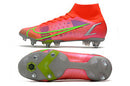 Nike Mercurial Superfly 8 Elite TRAVA DE ALUMINIO " VERMELHO MIX "