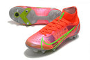 Nike Mercurial Superfly 8 Elite TRAVA DE ALUMINIO " VERMELHO MIX "