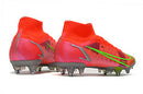 Nike Mercurial Superfly 8 Elite TRAVA DE ALUMINIO " VERMELHO MIX "